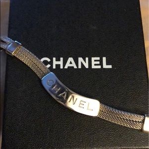 Chanel Vintage mesh ID bracelet❤️